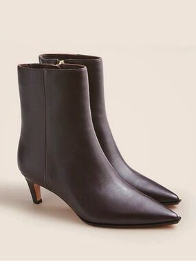 J.CREW New Stevie Ankle Boots in Brown Leather 8